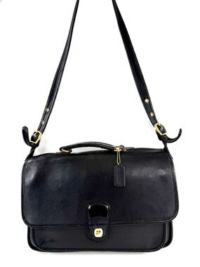 Coach | Bags | Coach Vintage Classic Black Metropolitan Crossbody